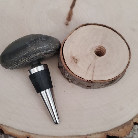 Sea Stones Unique Stone Bottle Stopper 2003 - Picture 2 of 4